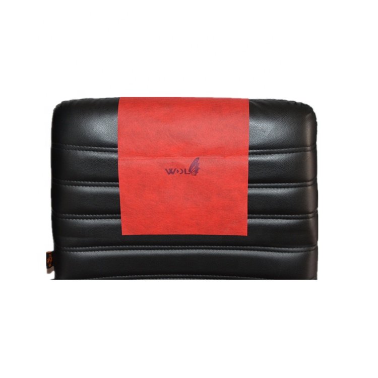 Disposable Non-Woven Airplane Headrest/Rest Cover Pillow Convenient and Eco-Friendly Travel Accessory